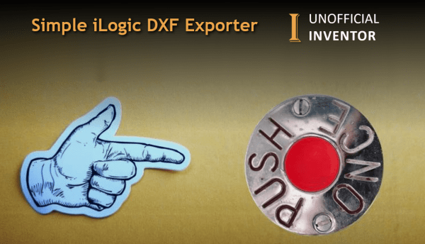 iLogic DXF export
