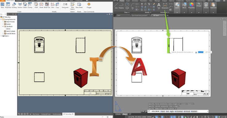 inventor dwg in autocad