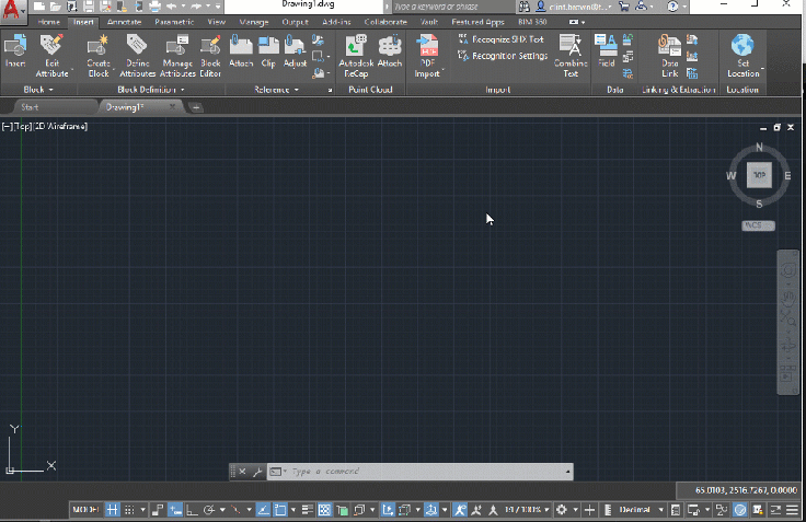 PDF import into AutoCAD