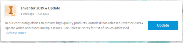 Inventor 2019.4 Update