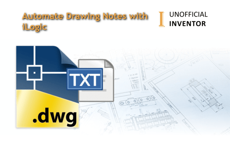 Script Ilogic Inventor Automate Drawing Notes with iLogic – Clint Brown