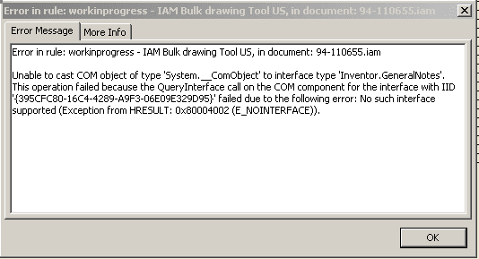 iLogic Error Message