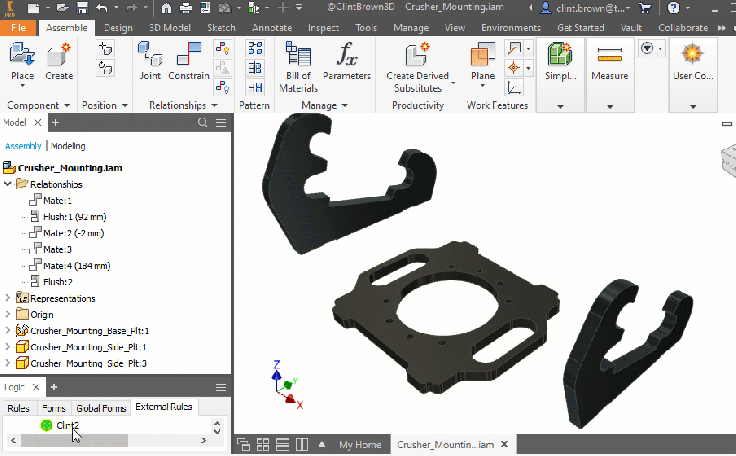 @ClintBrown3D - iLogic Paint area Autodesk Inventor