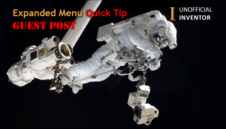 @ClintBrown3D Autodesk Inventor Expanded Menu Guest post