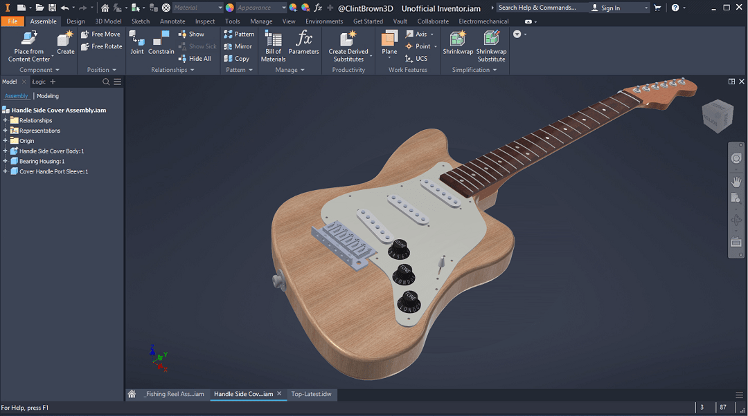 Autodesk Inventor - Dark Mode