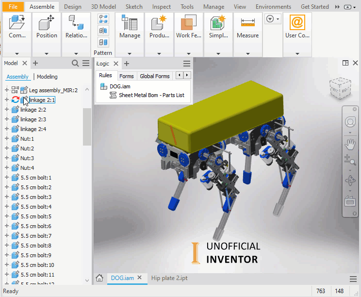 iLogic: Export Sheet Metal BoM – Clint Brown